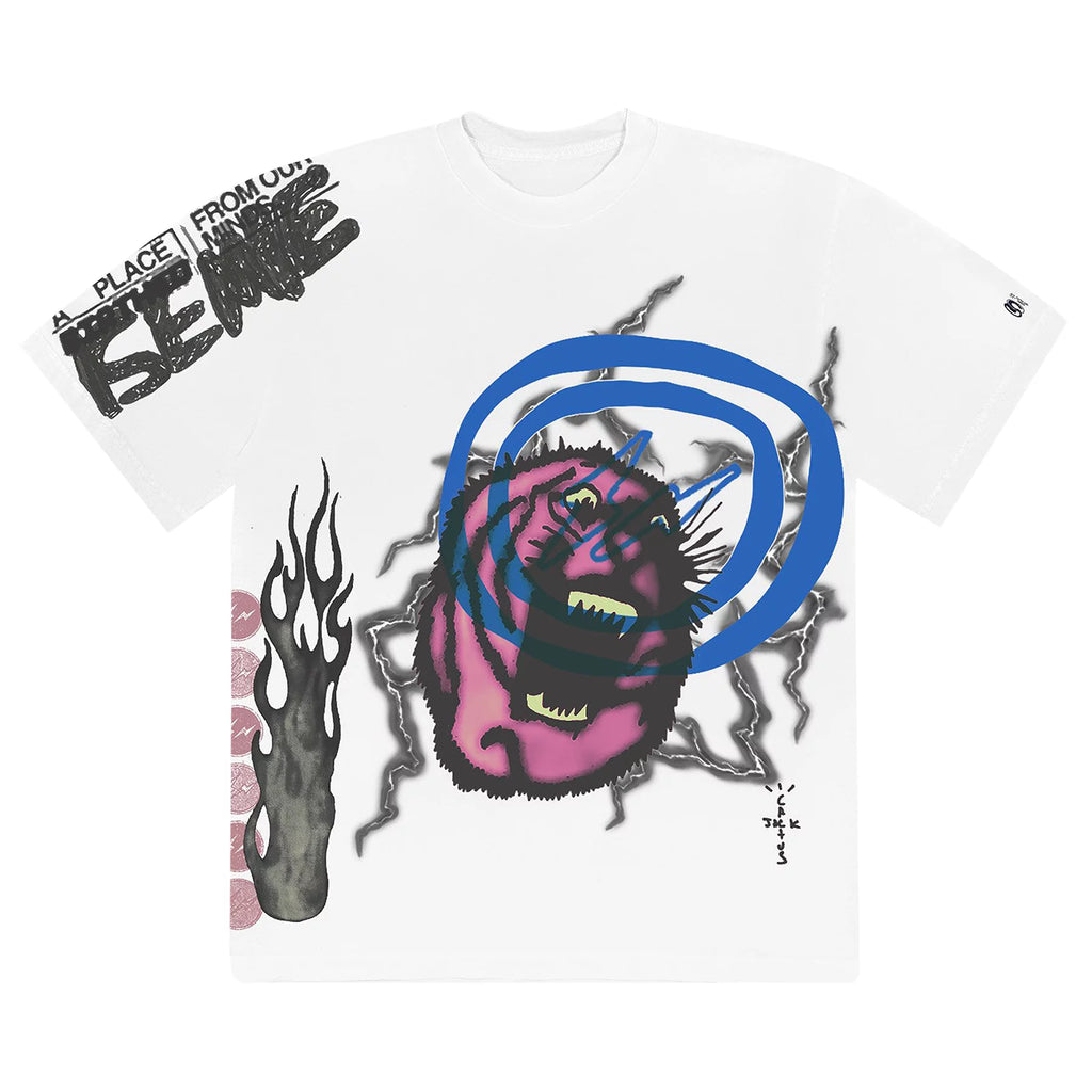 Travis Scott Cactus Jack For Fragment Sunrise Tee - White - Used