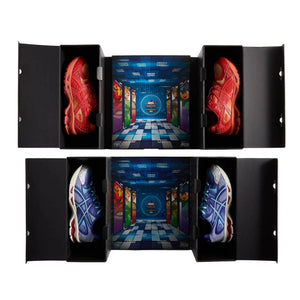 Marvel vs. Capcom x Kith x Gel Nimbus 10.1 Iron Man vs. Mega Man (Opened Box) (Comic Included) Asics