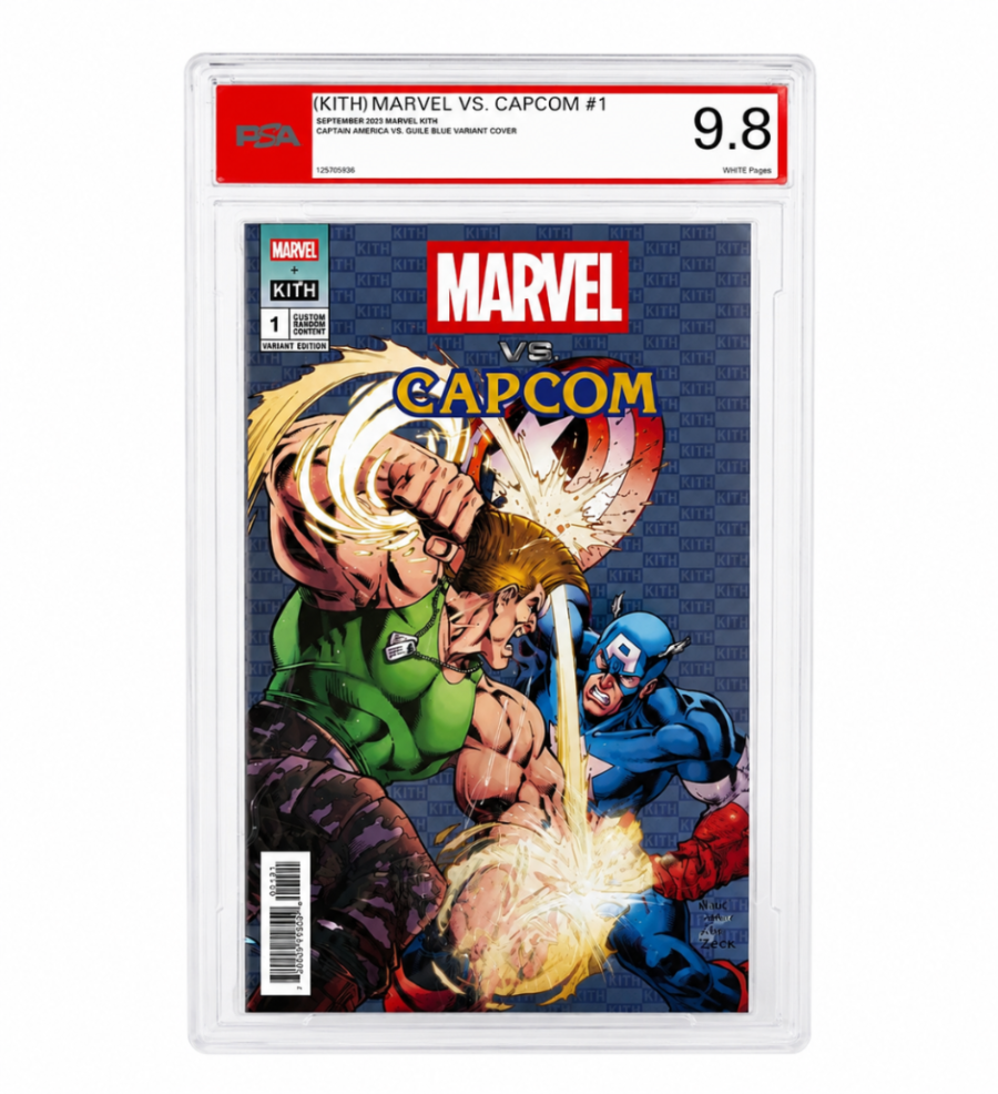 ASICS Gel-Kayano 12.1 - Kith Marvel vs. Capcom Captain America vs. Guile (With Comic)