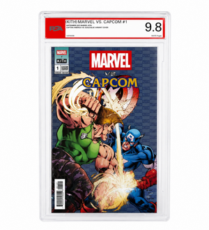 ASICS Gel-Kayano 12.1 - Kith Marvel vs. Capcom Captain America vs. Guile (With Comic)