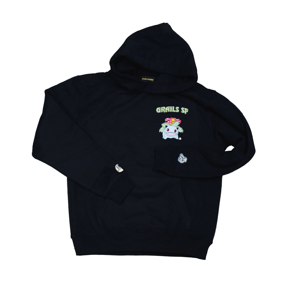 Grails SF Kanto Trio Venusaur Hoodie Black grails sf
