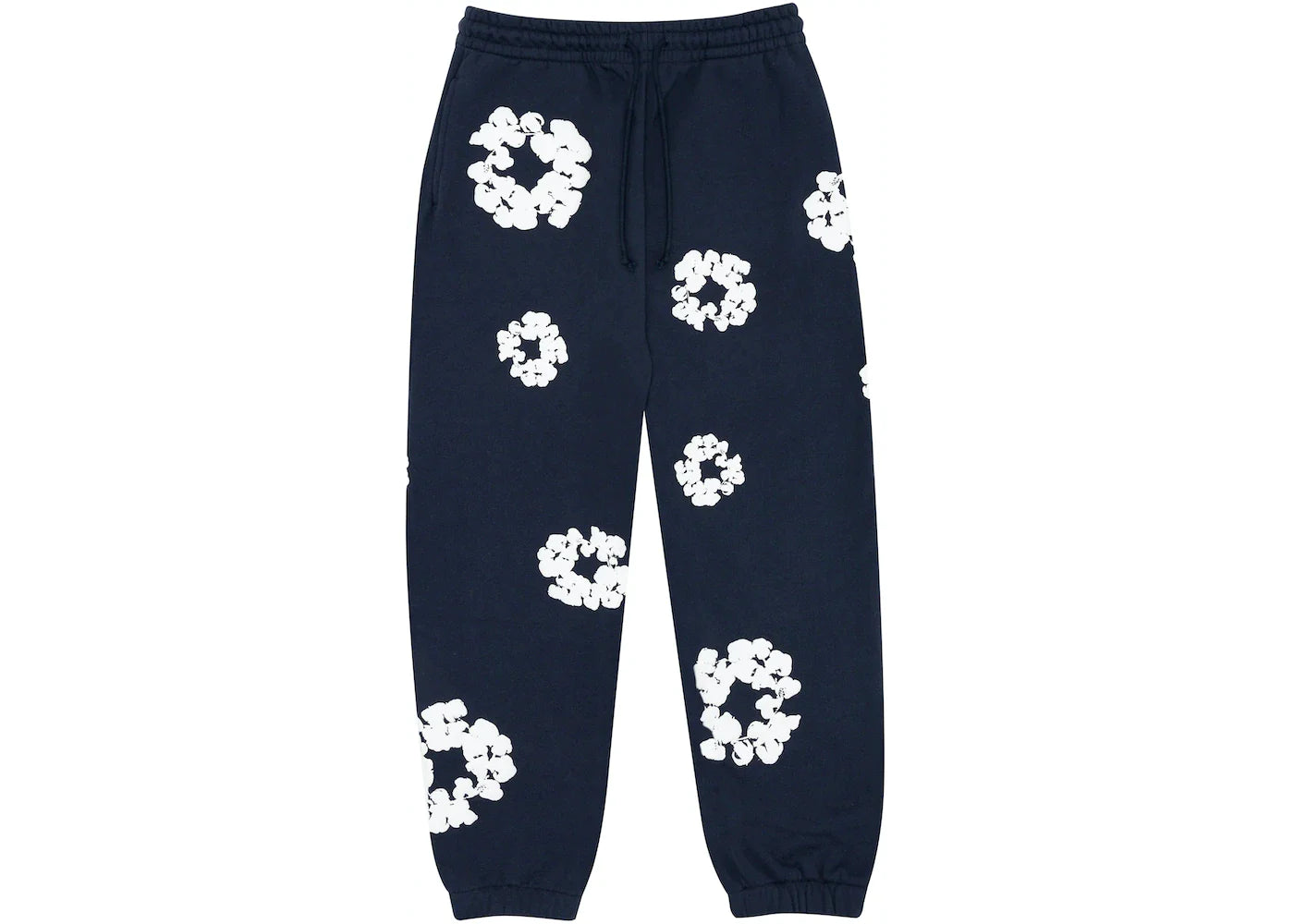 Denim Tears Cotton Wreath Sweatpants - Navy - Used