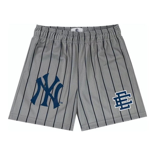 Eric Emanuel EE Basic Short - New York Yankees Mesh Grey Eric Emanuel
