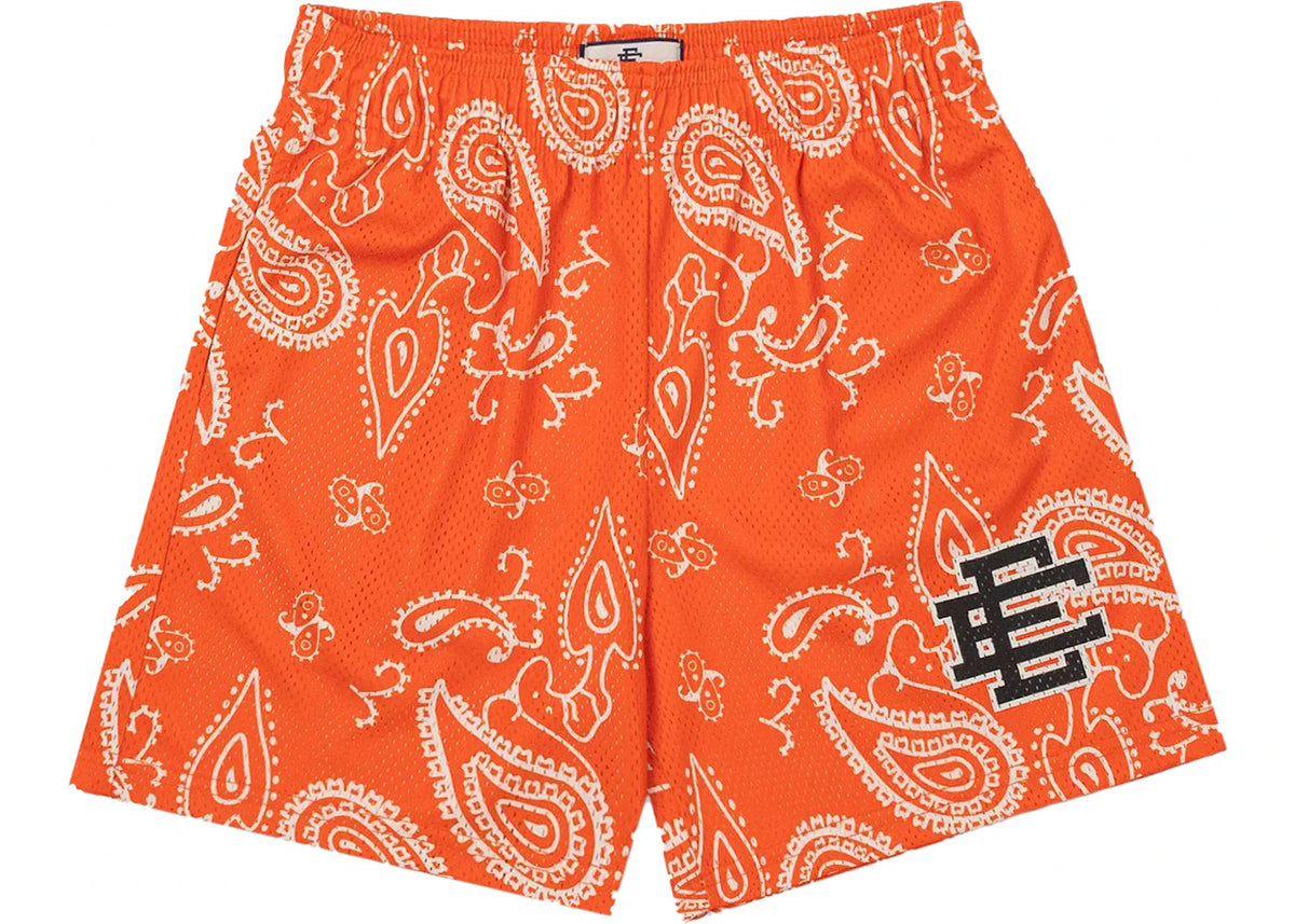 Eric Emanuel EE Basic Shorts - Orange Paisley Air Jordan