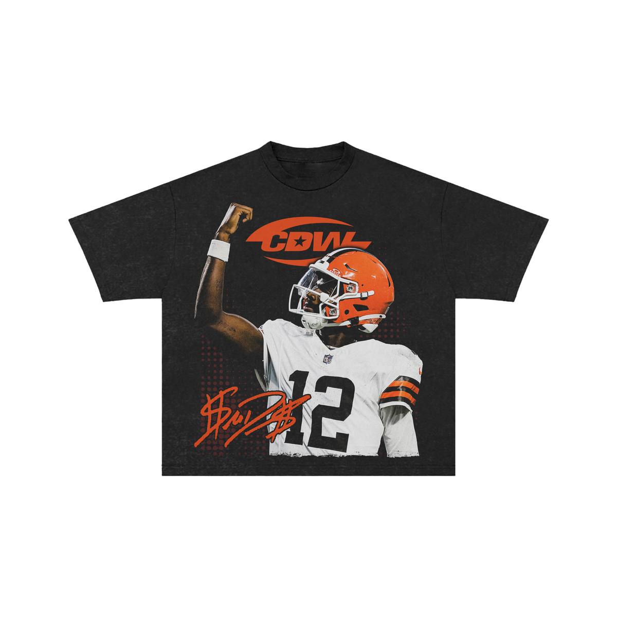 CDW Shedeur Sanders Only A Matter of Time Tee Vintage Black CDW