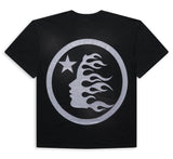 Hellstar Classic Glitter Logo T-shirt - Black