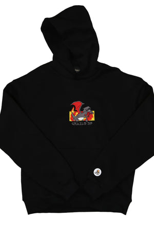 Grails SF Charizard Box Logo Hoodie grails sf