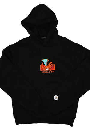 Grails SF Charizard Box Logo Hoodie grails sf