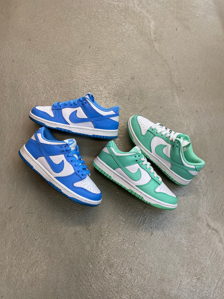 Nike Dunk Low Bundle #2 (Blue/Green) - Used