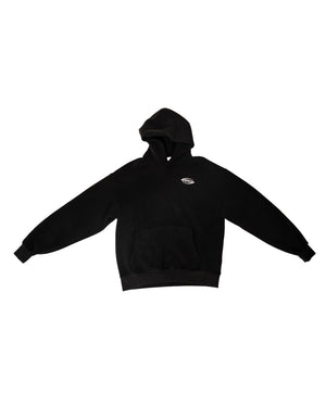 CDW 3D Logo Stitched Pullover Hoodie Vintage Black CDW