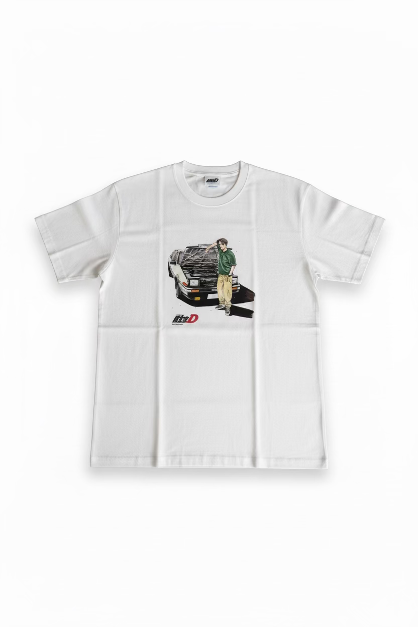 Camshop Initial D Graphic Tee - White