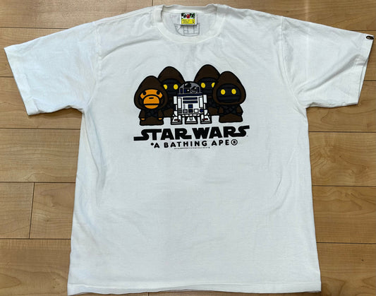 A Bathing Ape x Star Wars Jawas In Milo Tee -  Used Bape