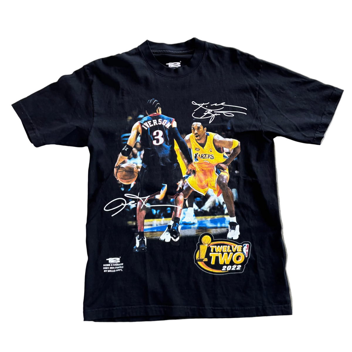 Twelve0Two Kobe x Iverson Tee - Black