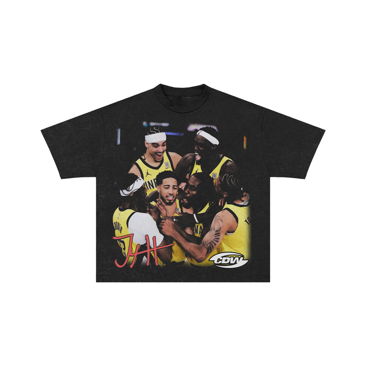 CDW Tyrese Haliburton Choke Tee Vintage Wash Black CDW
