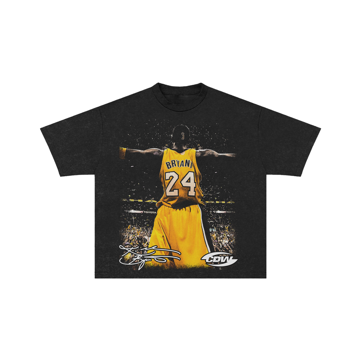 CDW Kobe Bryant 5th Ring Tee Vintage Wash Black CDW