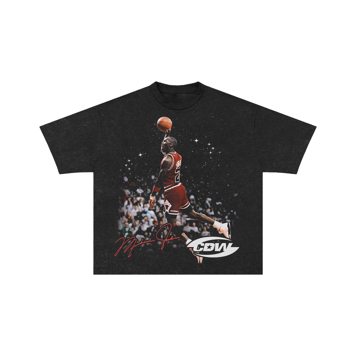 CDW Michael Jordan Dunking Tee Vintage Black CDW