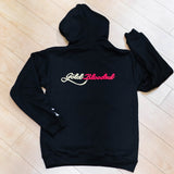Grails SF X ADAPT "Gold Blooded" Scripted Font Hoodie Black