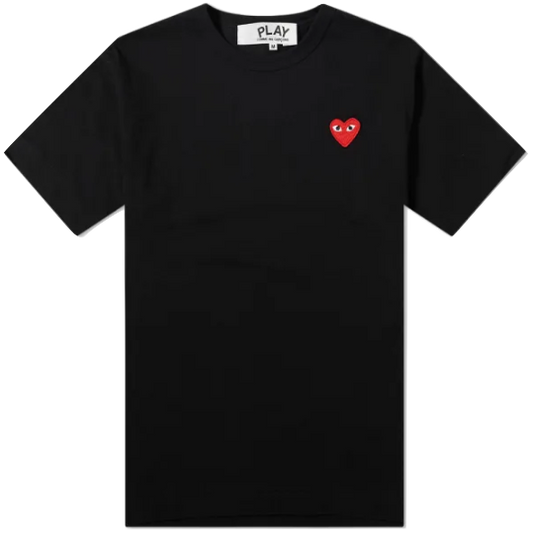 CDG Play Heart Tee - Black - Used