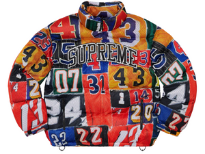 Supreme Mesh Jersey Puffer Jacket - Multicolor