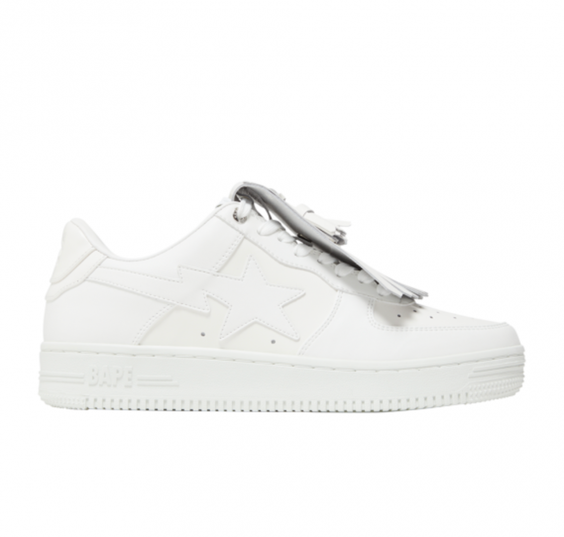 GOAT x Bapesta M1 Removable Tessel - White Bape