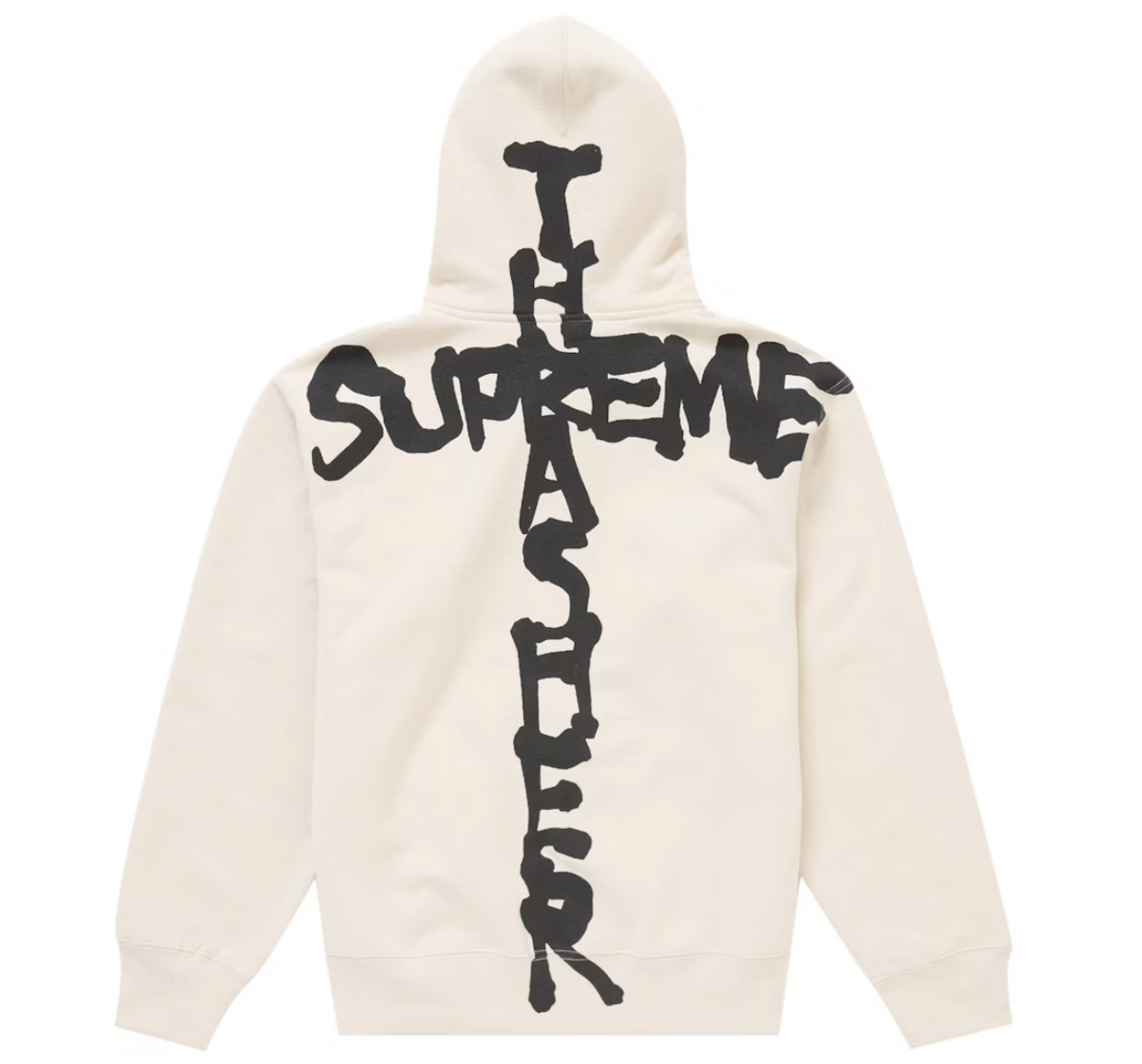 Supreme Thrasher Zip Up Hooded Sweatshirt - Stone - Used Supreme