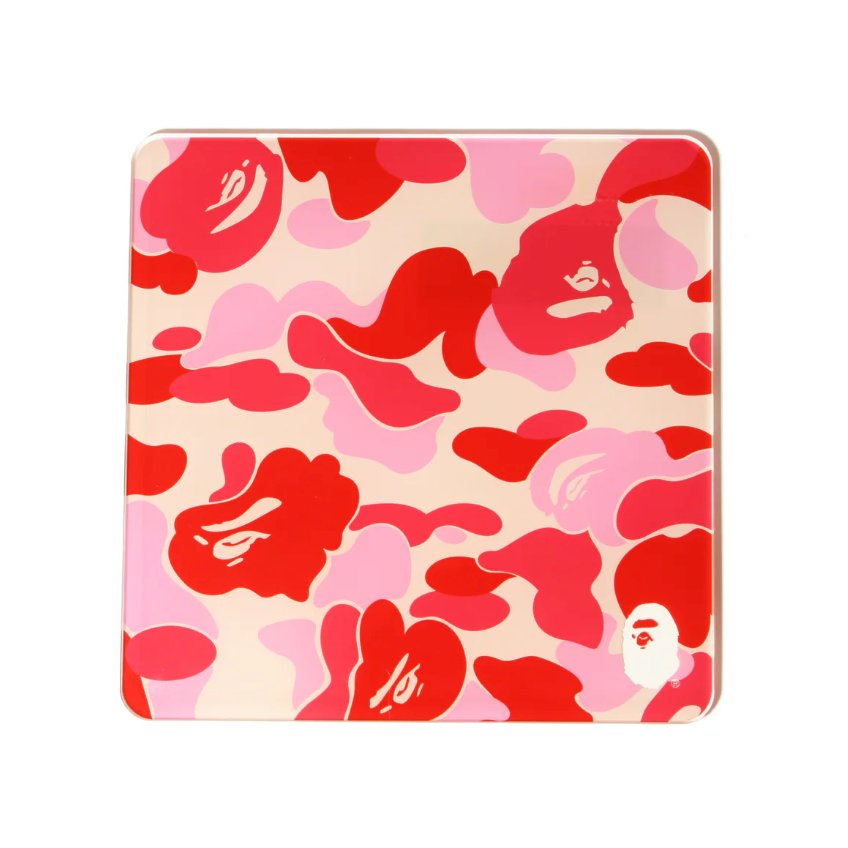 BAPE ABC Camo Acrylic Plate - Pink Bape