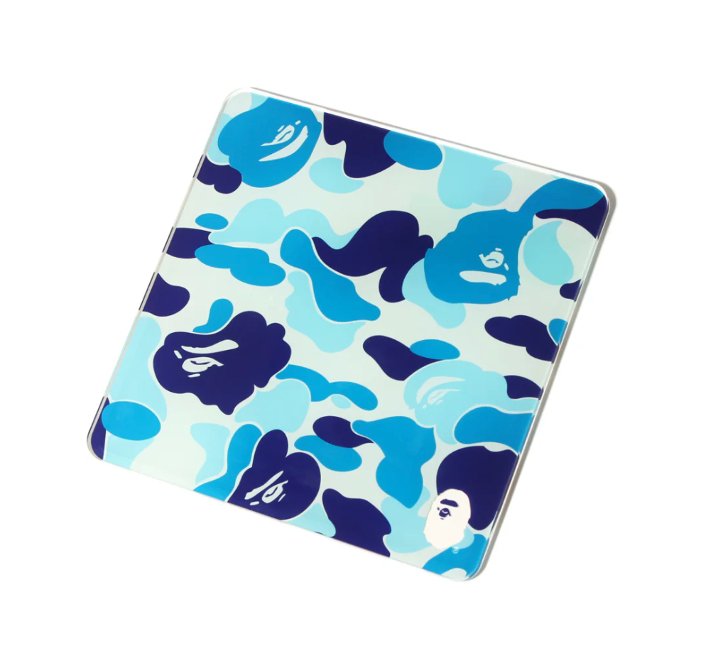 BAPE ABC Camo Acrylic Plate - Blue Bape
