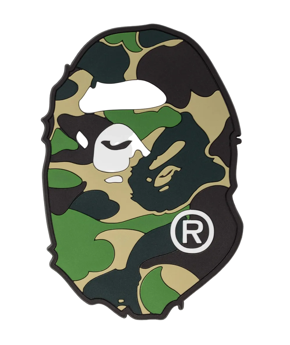 BAPE ABC Camo Ape Head Coaster - Green Bape
