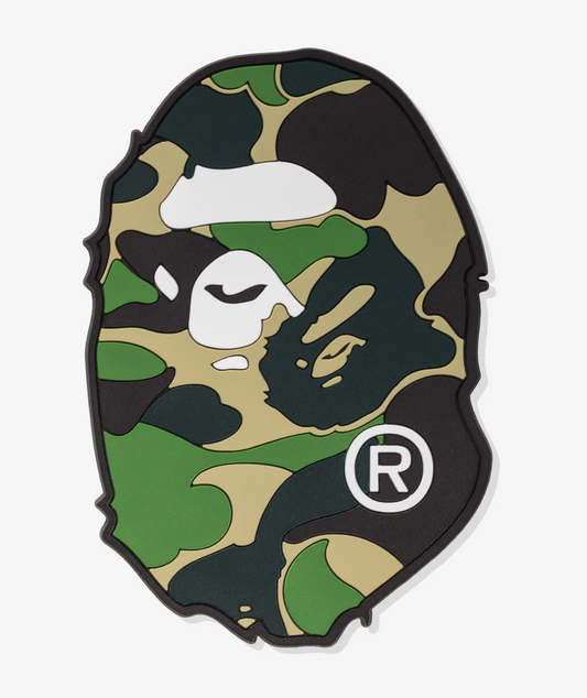 BAPE ABC Camo Ape Head Coaster - Green