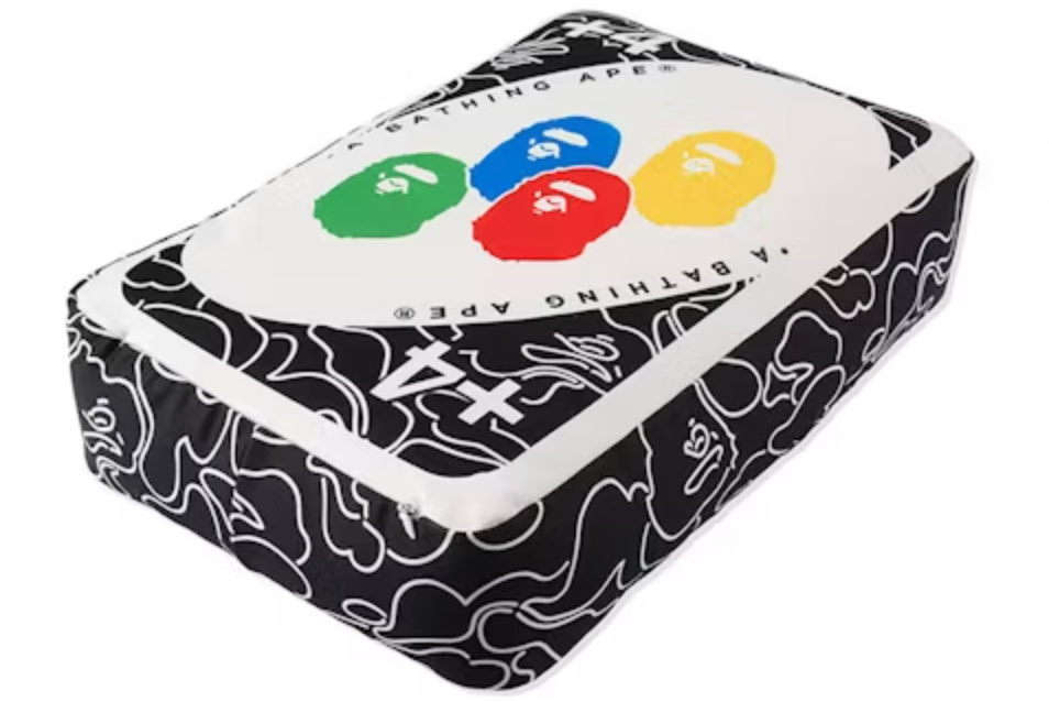 BAPE x Uno Fluffy Beads Cushion Black (FW19) Bape