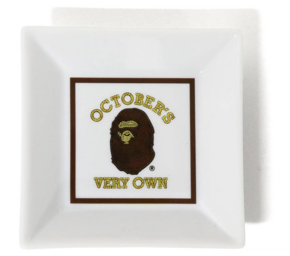 A Bathing Ape x OVO Ashtray (FW21) - White Bape