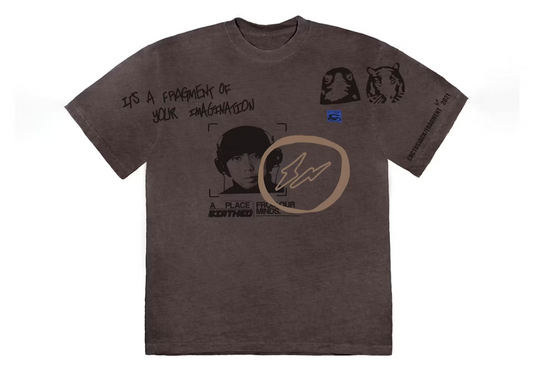 Travis Scott Cactus Jack For Fragment Hiroshi Tee - Brown Pepper