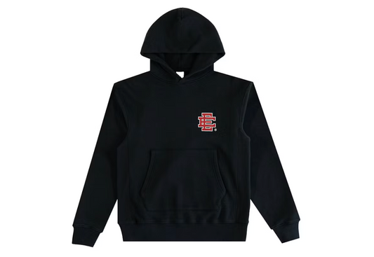 Eric Emanuel EE Basic/Core Hoodie - Black/Red Eric Emanuel
