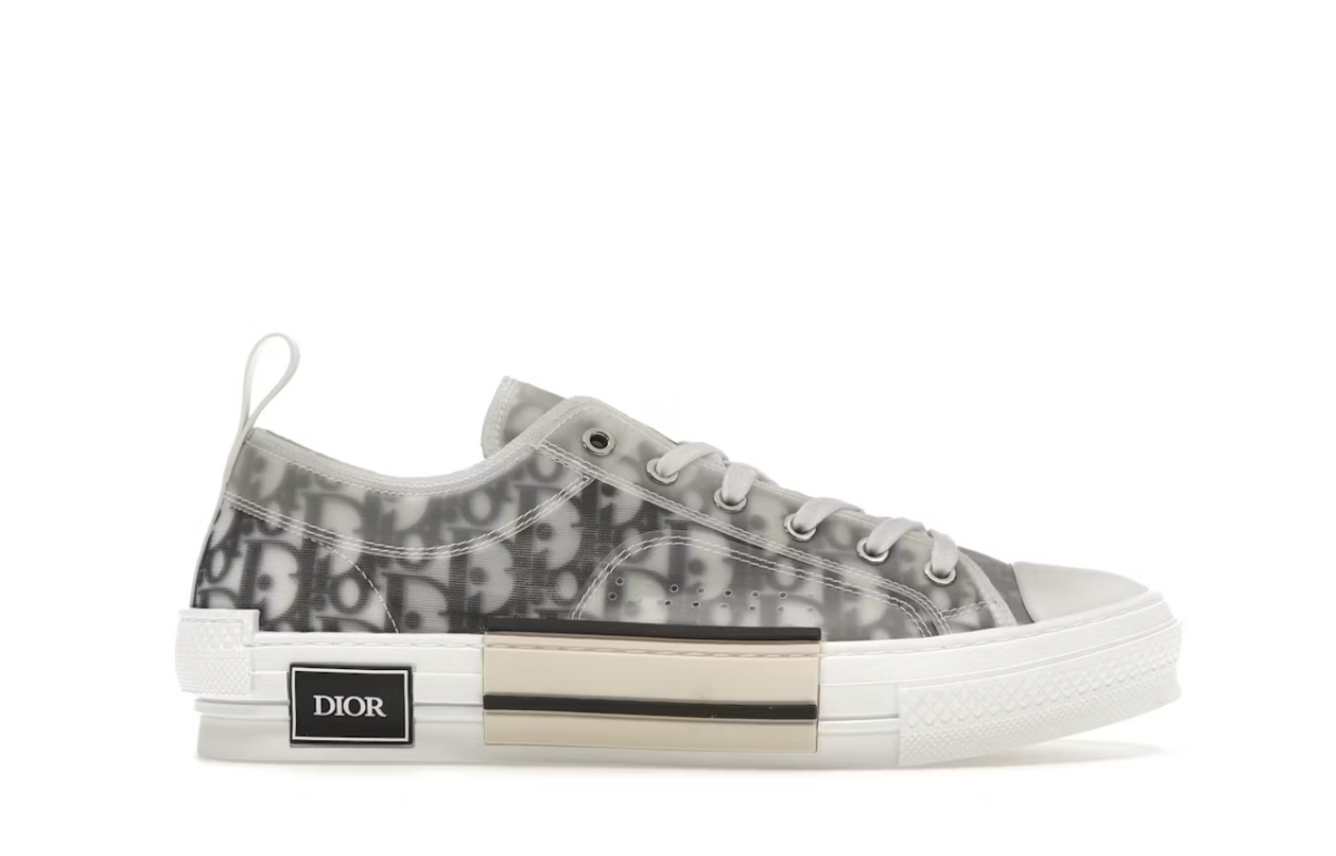 Dior B23 Low Top - Logo Oblique White/Black Dior
