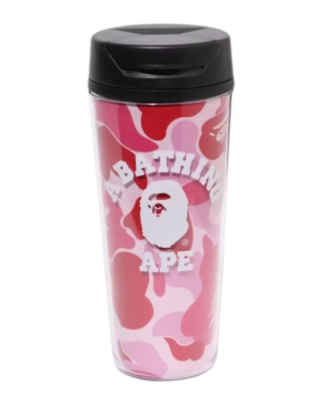 BAPE ABC Camo Tumbler - Carmine Rose (SS26)