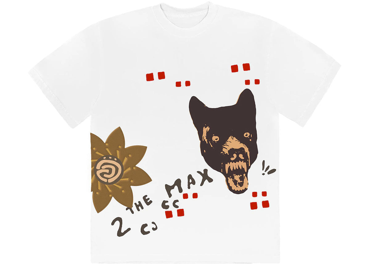 Travis Scott Cactus Jack Wolf T-shirt - White Travis Scott