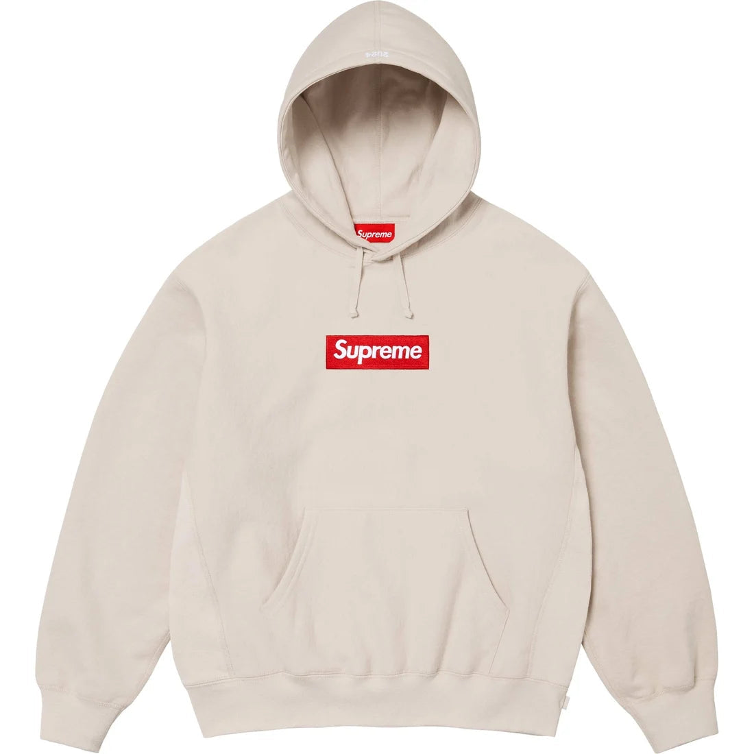 Supreme Box Logo Hooded Sweatshirt (FW24) - Stone Supreme