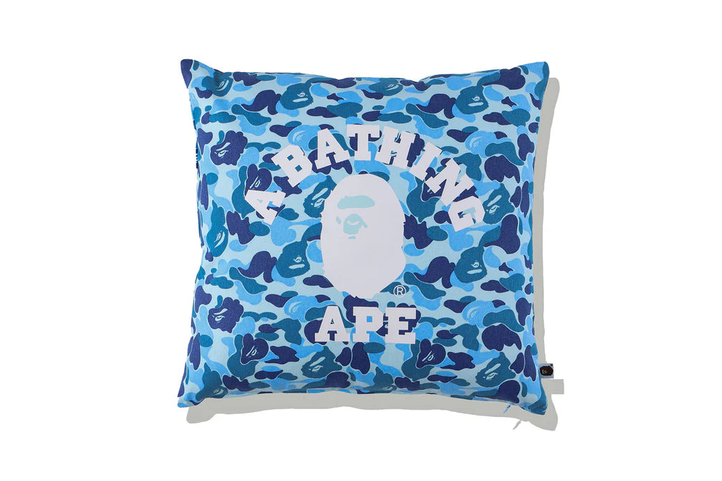 ABC Camo College Square Cushion - Blue Bape