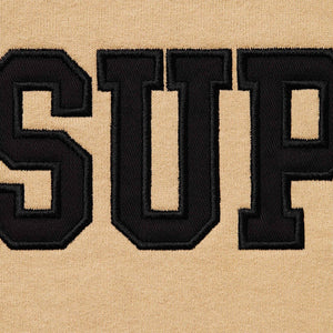 Supreme Collegiate Half Zip Pullover - Dark Tan Supreme