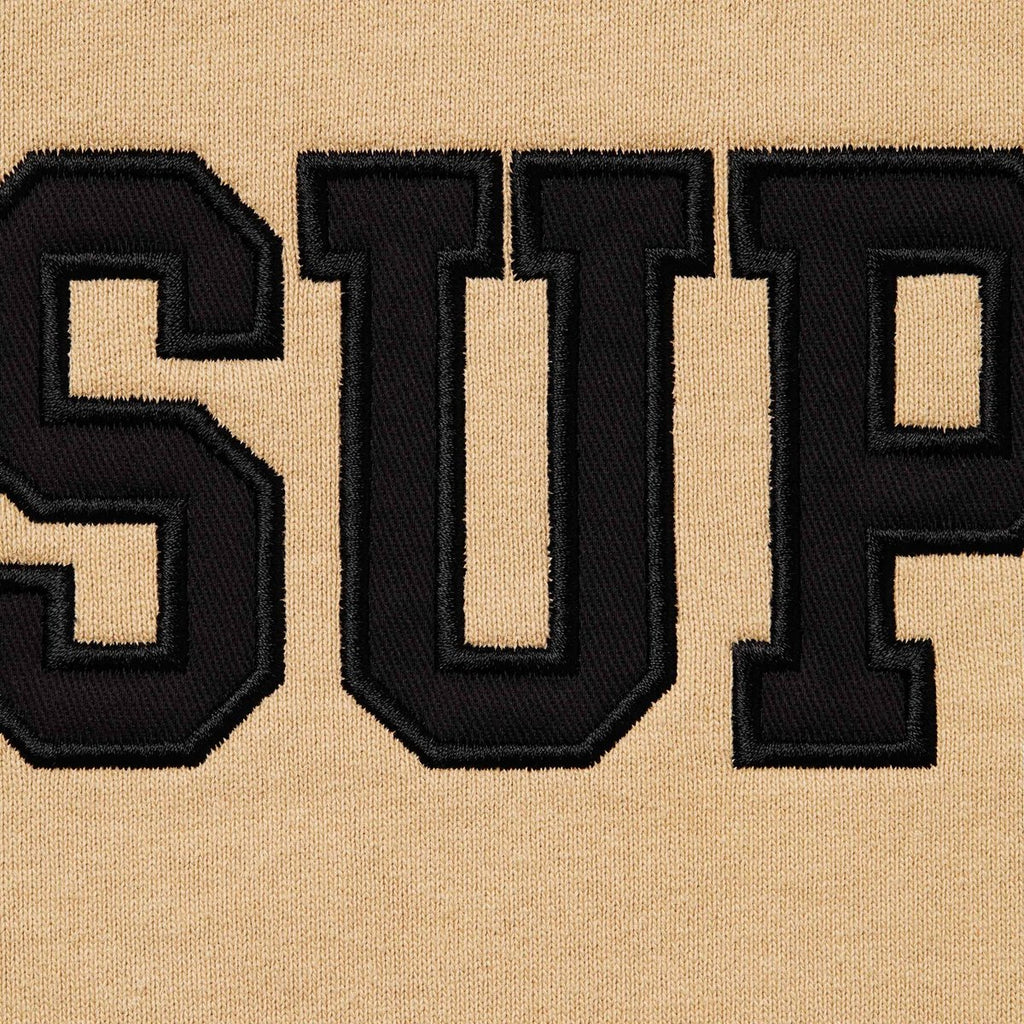 Supreme Collegiate Half Zip Pullover - Dark Tan – Grails SF