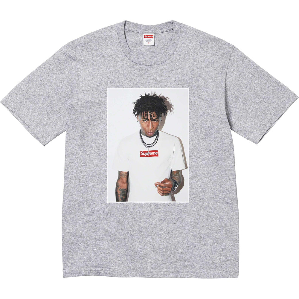 Supreme NBA Youngboy Tee - Heather Grey Supreme