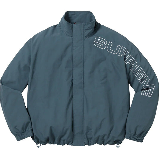 Supreme Spellout Embroidered Track Jacket - Dark Blue Supreme