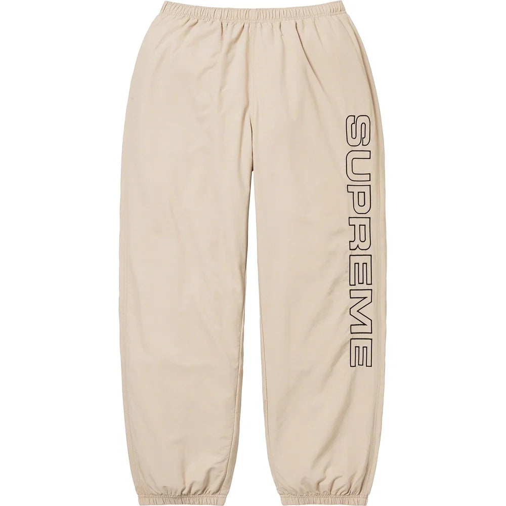 Supreme Spellout Embroidered Track Pant - Sand Louis Vuitton