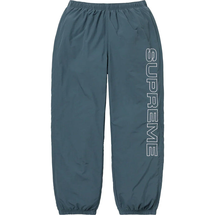 Supreme Spellout Embroidered Track Pant - Dark Blue