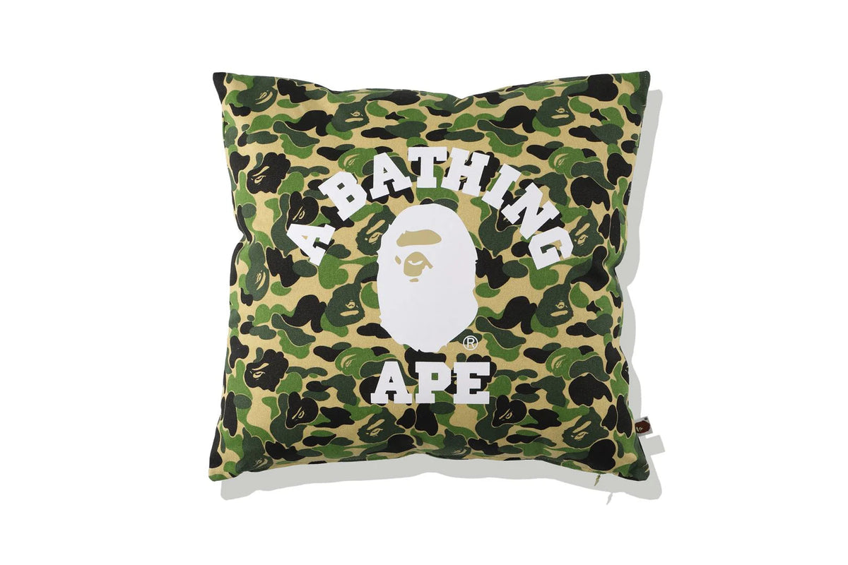 ABC Camo College Square Cushion - Green Bape