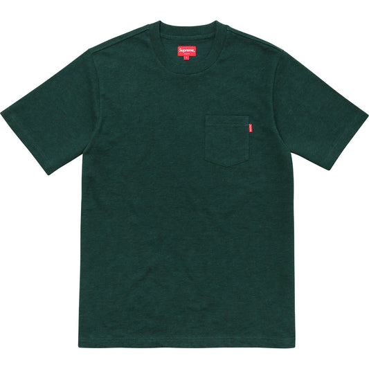 Supreme S/S Pocket Tee - Heather Green Supreme