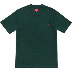 Supreme S/S Pocket Tee - Heather Green - Used