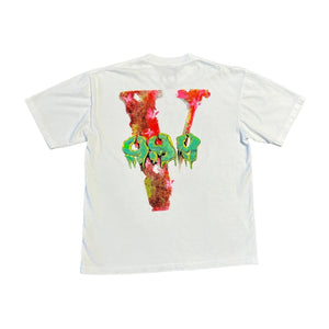 Juice Wrld x Vlone Fighting Demons Tee (Half Human/Half Demon) - Used VLone