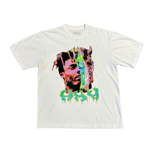 Juice Wrld x Vlone Fighting Demons Tee (Half Human/Half Demon) - Used VLone