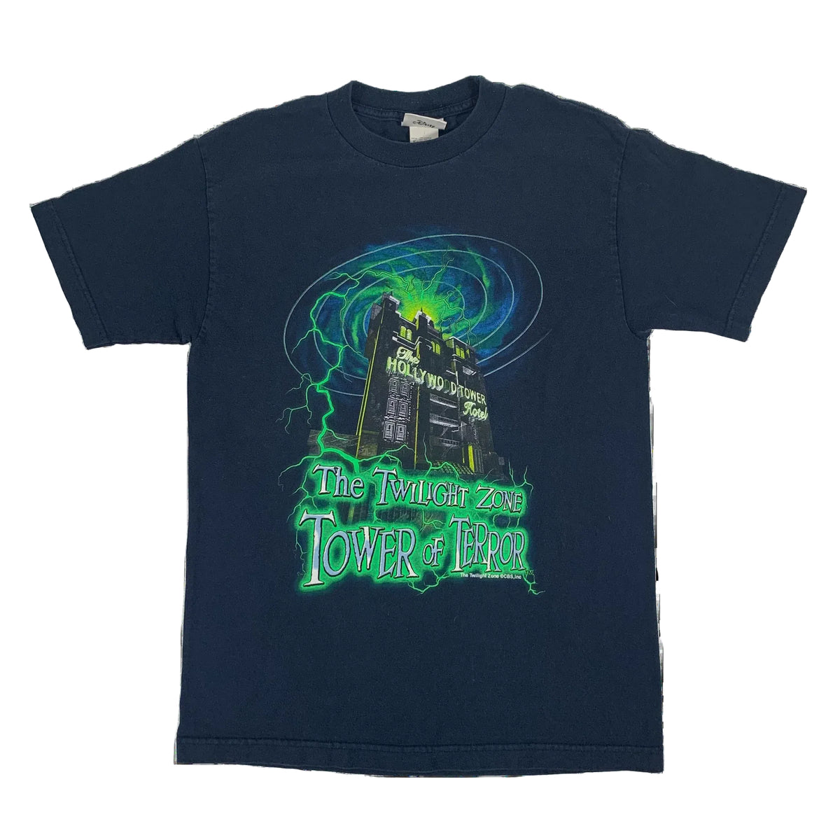 Disney The Twilight Zone "Tower Of Terror" Tee - Navy - Used